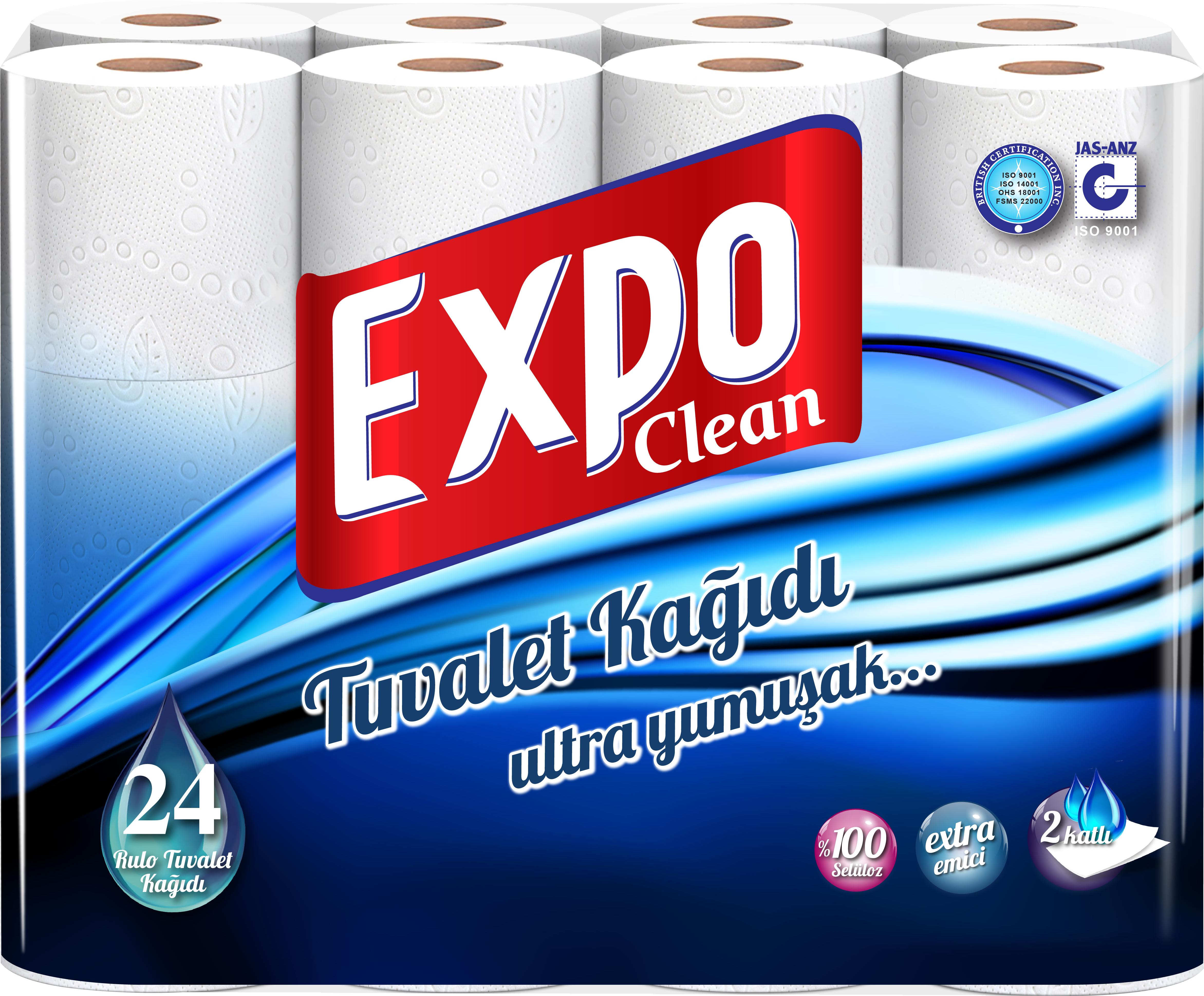 Expo Clean 24 Pieces Toilet Paper