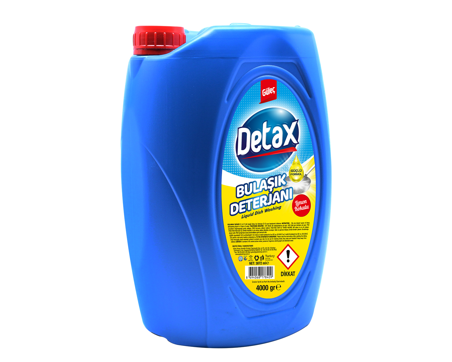 Detax Sıvı Bulaşık Deterjanı 4000 ml