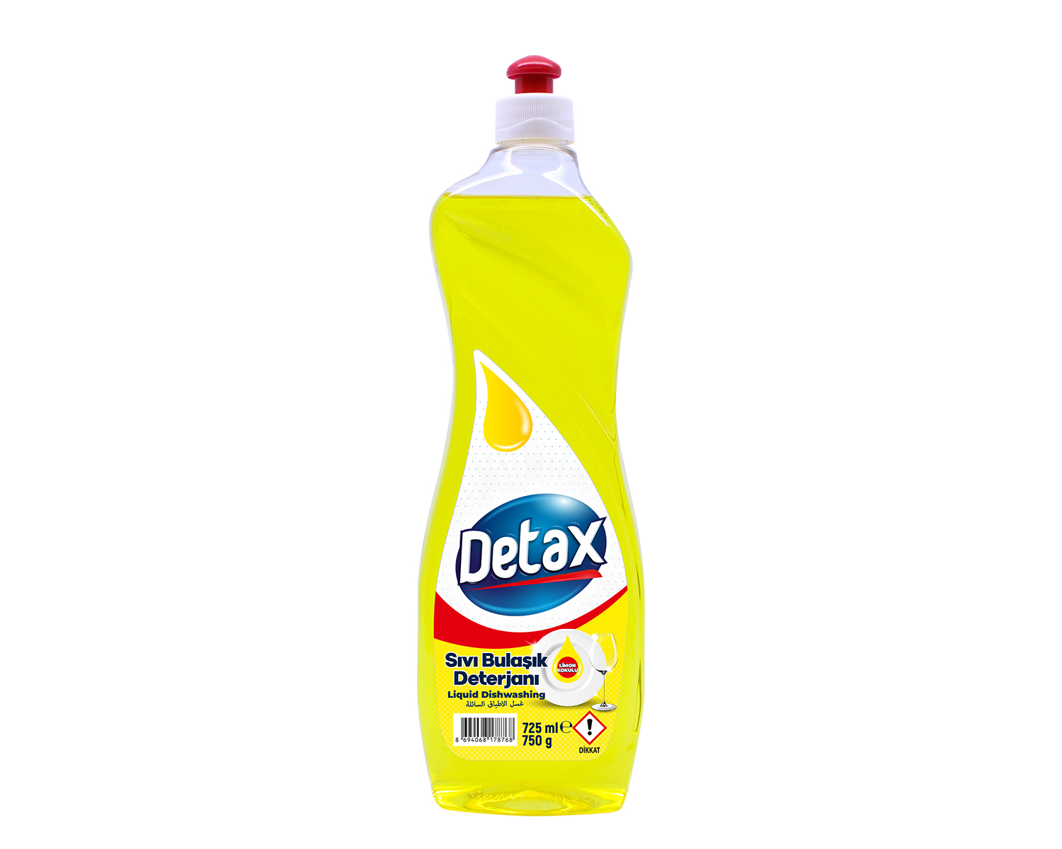 Detax Sıvı Bulaşık Deterjanı 750 ml Limon