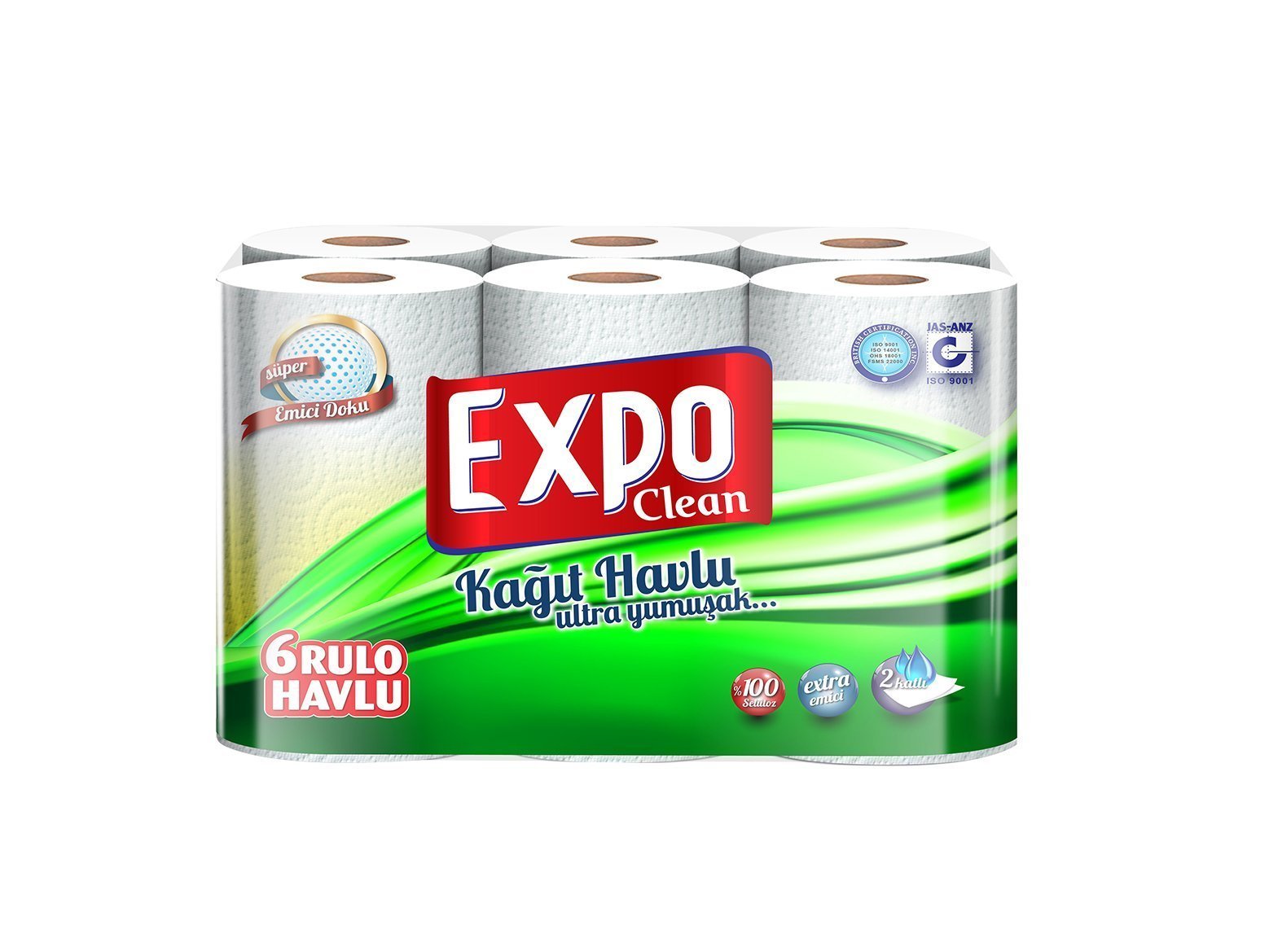 Expo Clean 6'lı Rulo Havlu
